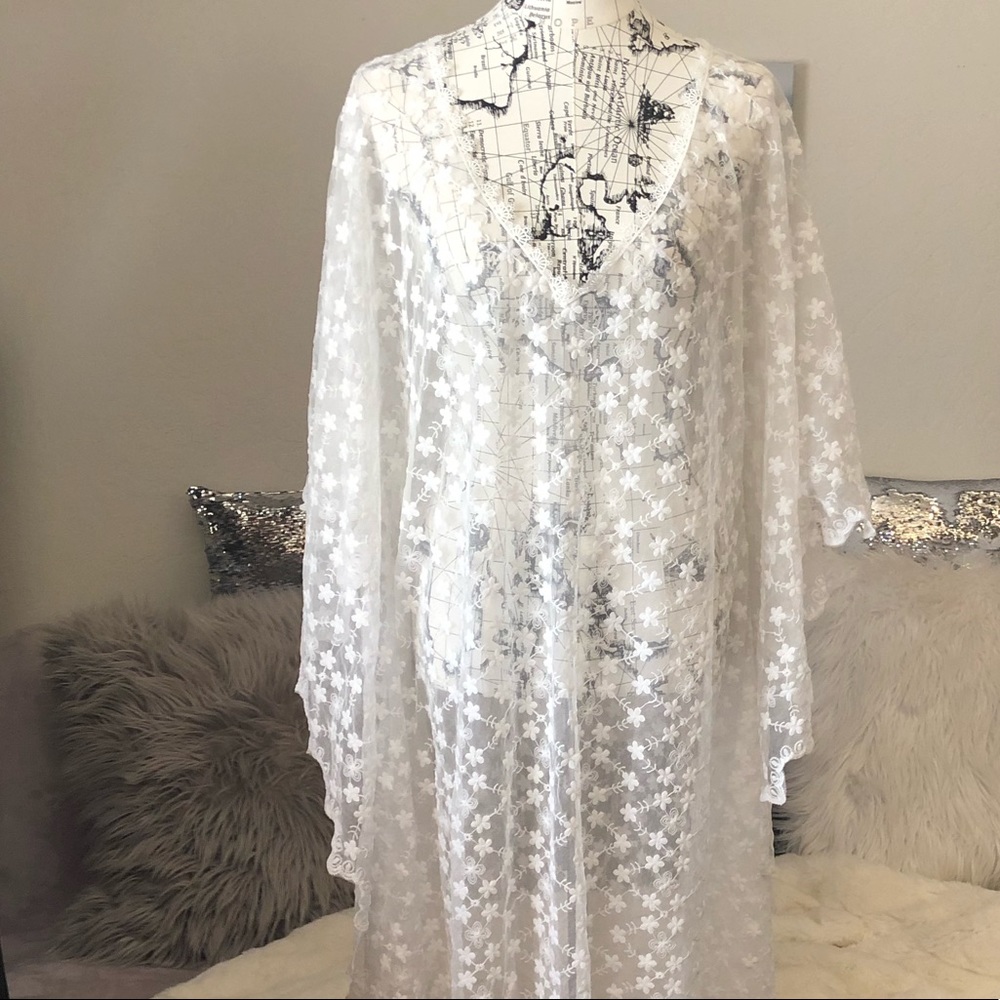Boho Sexy Festival Beach Kaftan Bikini Cover Up - Picture 5 of 5